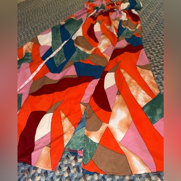 SHEIN Multicolor Maxi Dress Sz S EUC - Picture 4 of 6